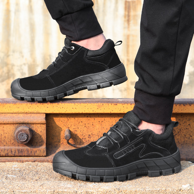 work shoes for men anti-smash and anti-stab rubber sole