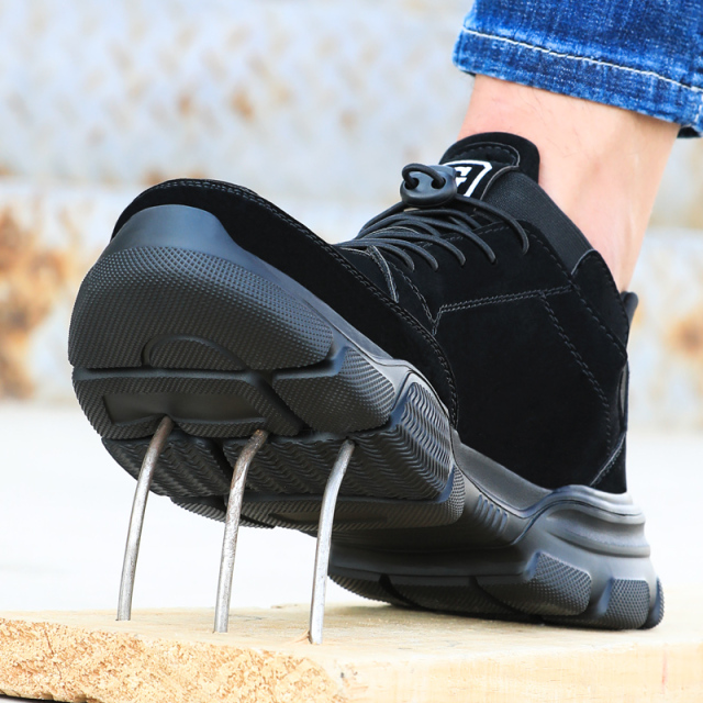 GUYISA high quality steel toe Professional anti-skid work shoes for men