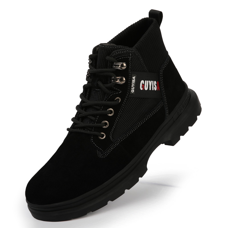 Factory direct sales professional anti-ironing rubber sole industrial safety shoes