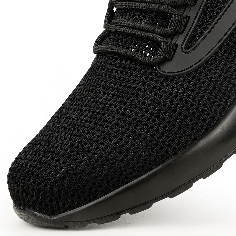 GUYISA casual black low cut pu outsole work safety shoes for men