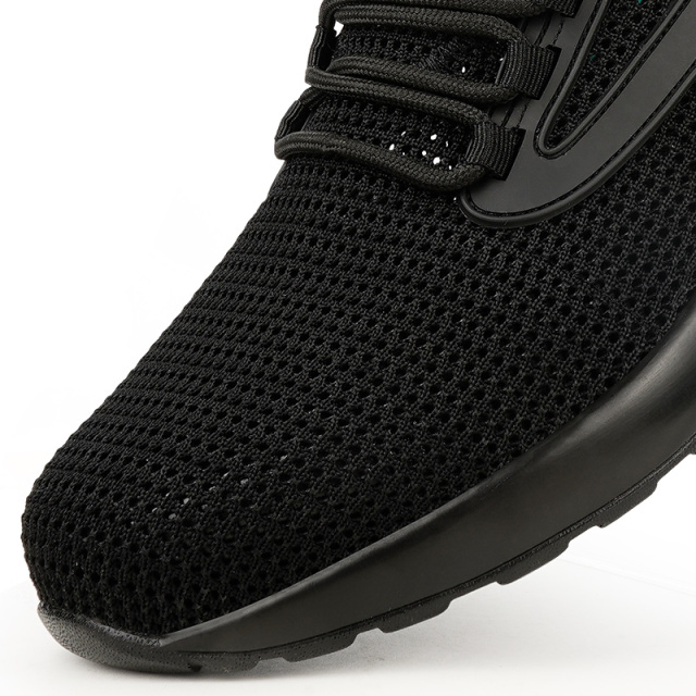 GUYISA casual black low cut pu outsole work safety shoes for men