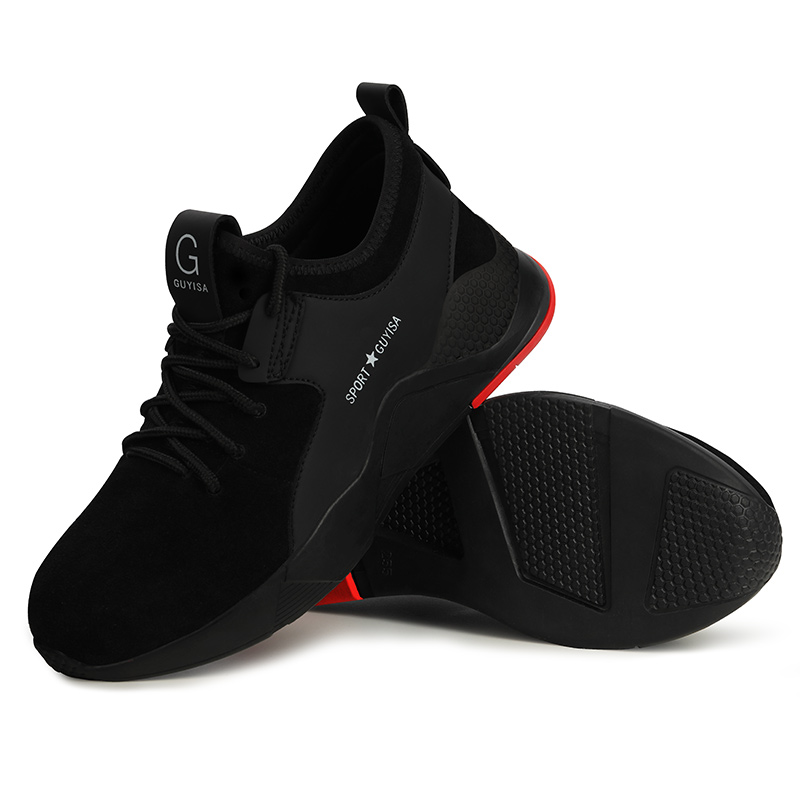hot-selling rubber sole wear-resistant and skid-resistant safety work shoes