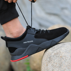 GUYISA hot-selling rubber sole wear-resistant and skid-resistant safety work shoes