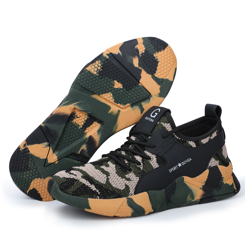 Factory direct sale steel toe tennis shoes safety shoes for men