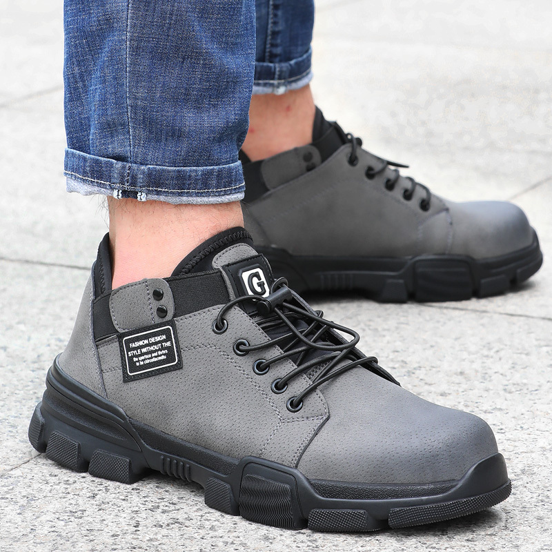 GUYISAHOT-SELLING ANTISKID and wear-resistant working safety shoes with rubber soles