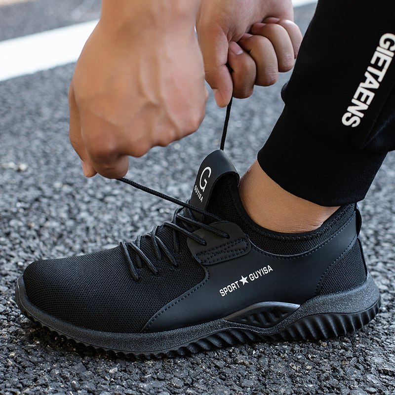 high quality fashionable light weight safety sneakers steel toe work boots
