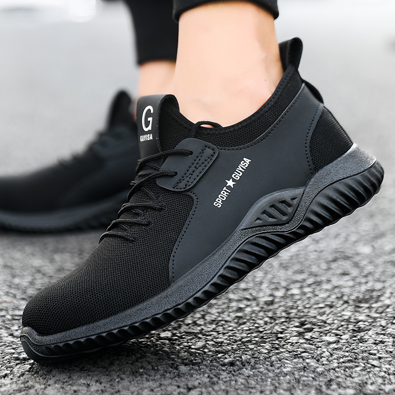 high quality fashionable light weight safety sneakers steel toe work boots