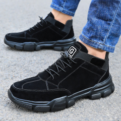 GUYISA high quality steel toe Professional anti-skid work shoes for men
