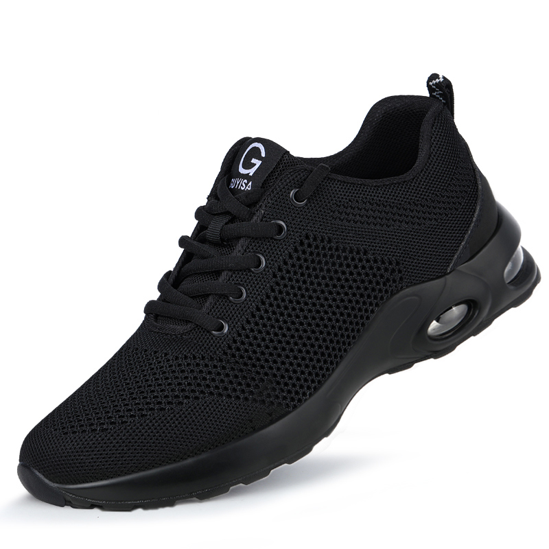 High Quality Air permeable soft sole work steel toe safety shoes