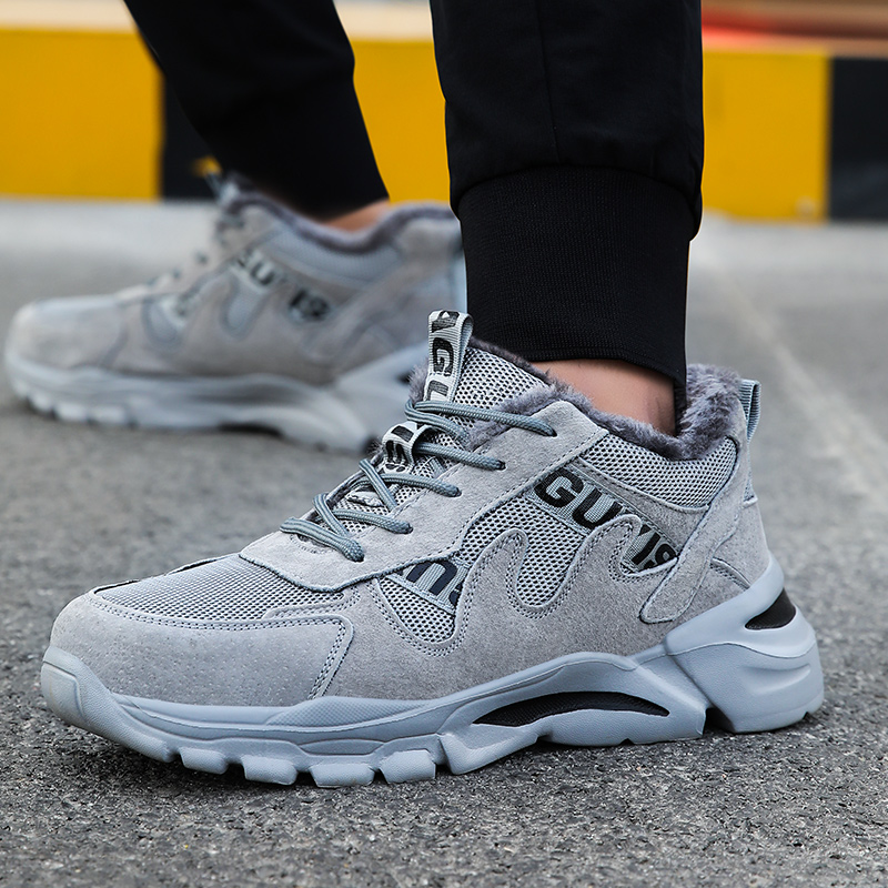 Winter Men's Steel Toe Slip Resistant Puncture Proof Construction Safety Shoes