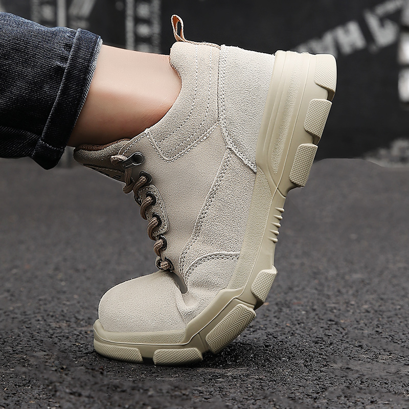 hot style men work supplier security steel toe safety boots