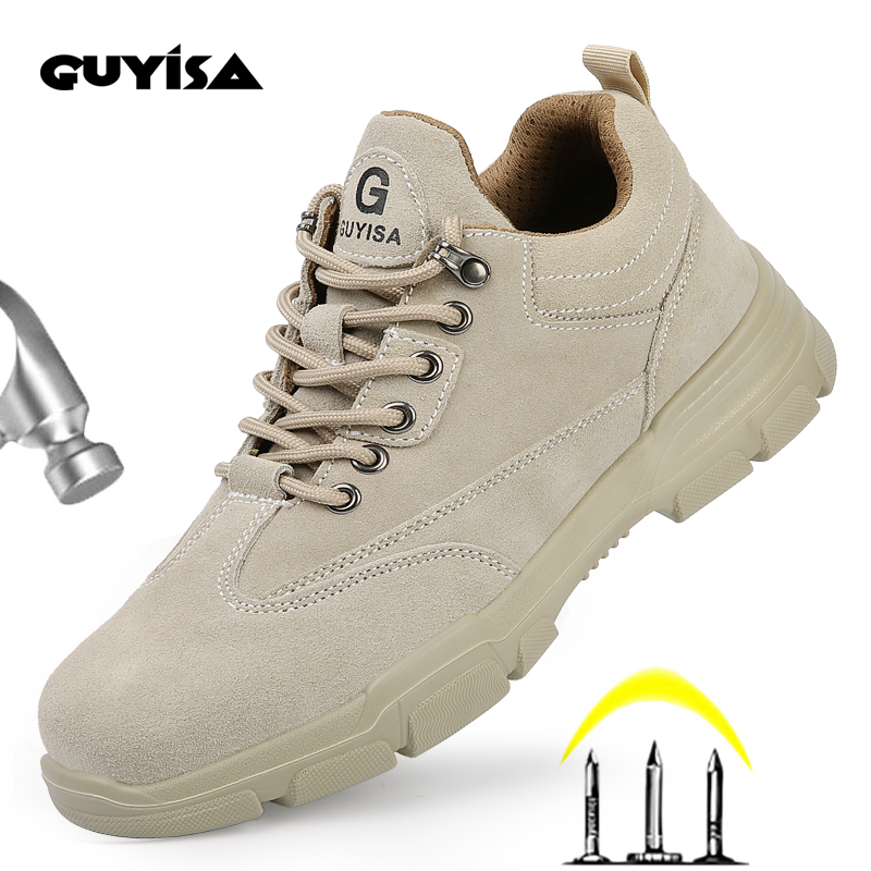 hot style men work supplier security steel toe safety boots
