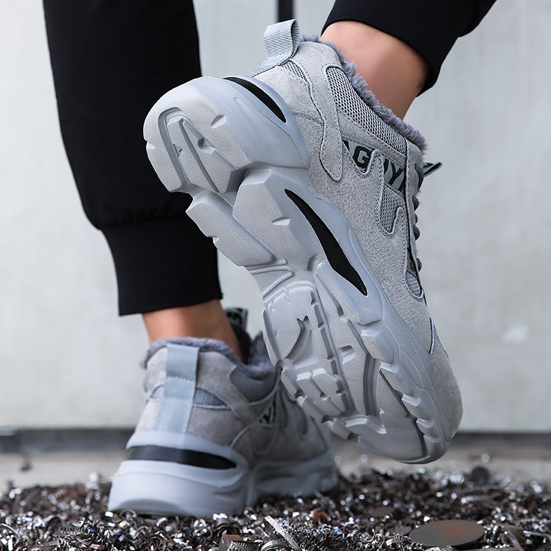 Winter Men's Steel Toe Slip Resistant Puncture Proof Construction Safety Shoes