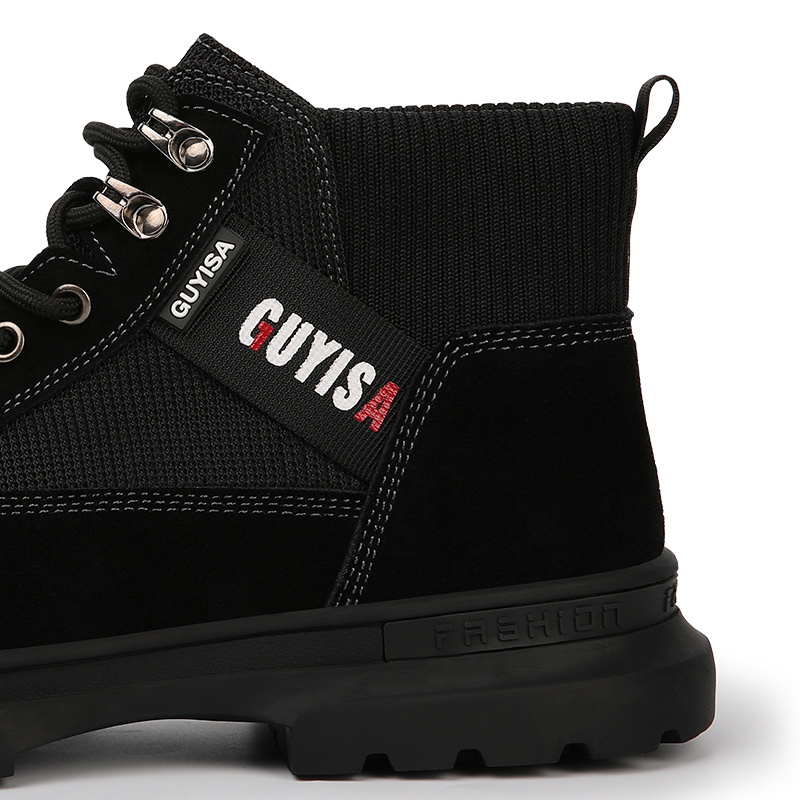 high quality and comfort steel toe hiking shoes and men working shoes and safety boot factory