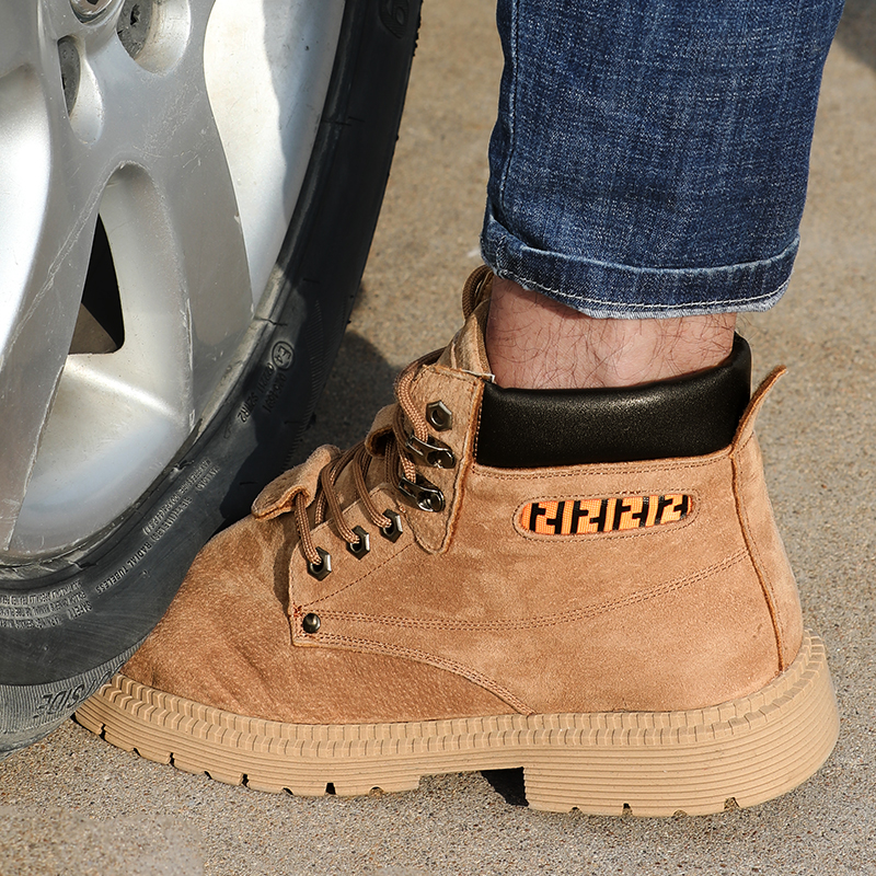 Hot Sellig Ankle Protection Work Boots Anti Smashing Safety Shoes with Steel Cap