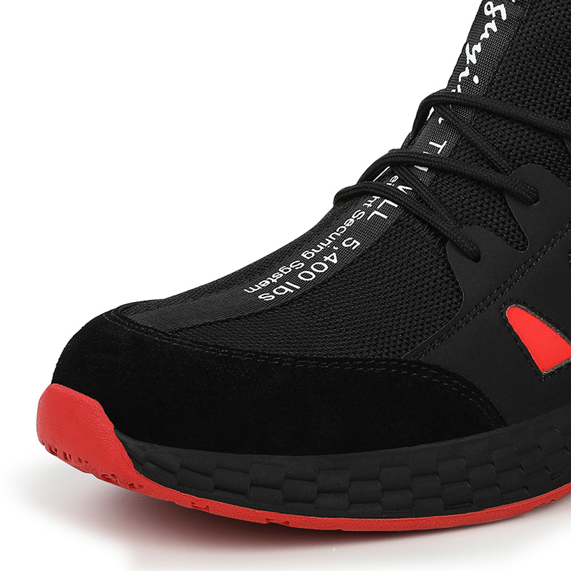 GUYISA factory hot sale men's work steel toe safety shoes anti puncture comfortable security