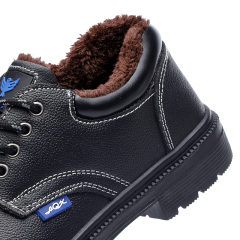 Factory Genuine Winter Leather Work Shoes Safety Shoes With Steel Toe