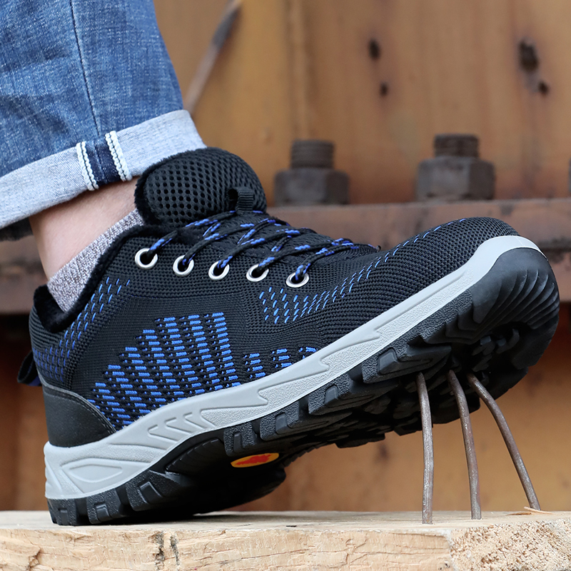 GUYISA men's winter warm steel toe anti smash anti piercing site wear-resistant safety shoes manufacturer wholesale