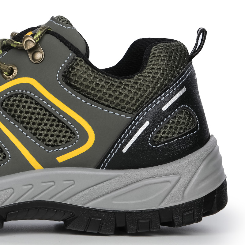 Anti-Skidding Indestructible Safety Work Shoes with Steel Toe and Steel Plate Midsole