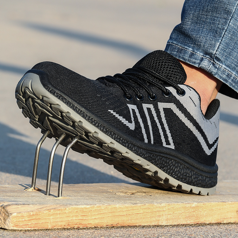 Wear Resistant Working Protective Shoes Breathable Industrial Safety Shoes