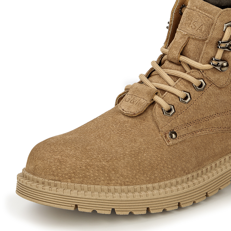 Hot Sellig Ankle Protection Work Boots Anti Smashing Safety Shoes with Steel Cap