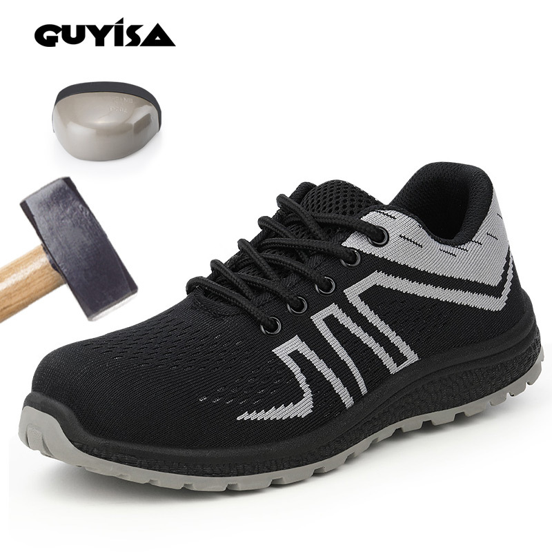 GUYISA wear resistant working security shoes breathable working safety shoes