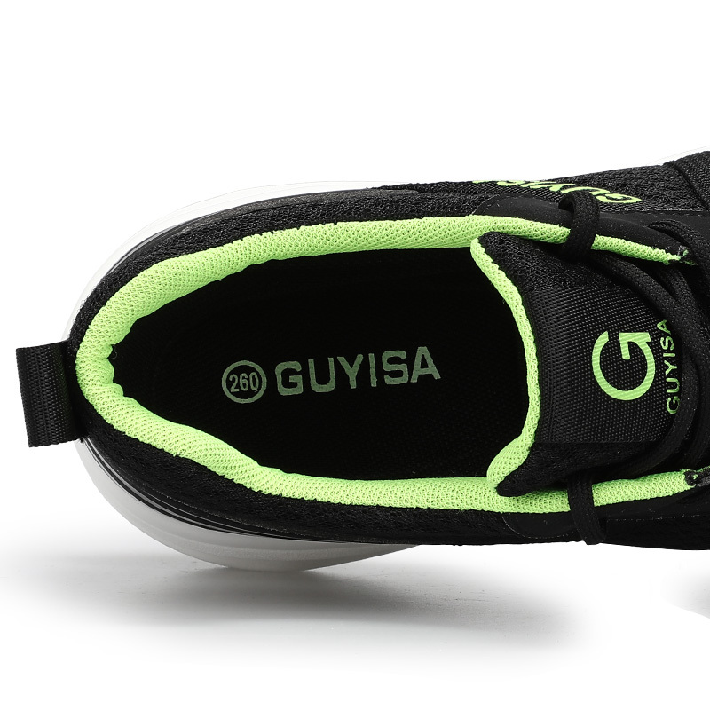 GUYISA lightweight breathable men safety shoes with steel toe