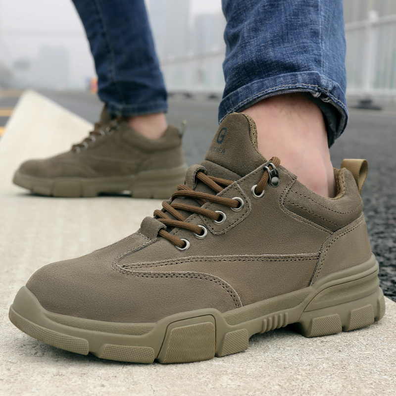 Lightweight Safety Work Shoes for Men Women Casual Industrial Protective Work Shoes