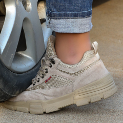 GUYISA fashionable anti puncture sports safety shoes work shoes safety
