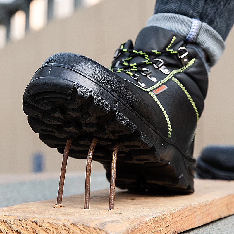 hot selling warm winter comfortable working safety shoes for men