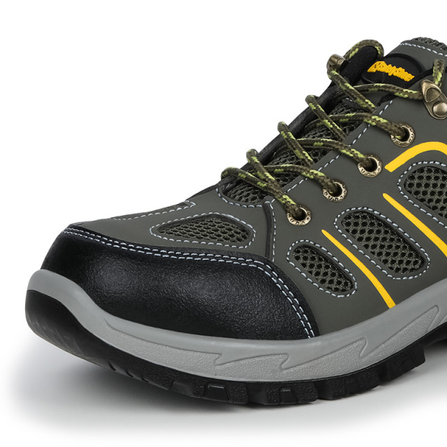 GUYISA Antiskidding indestructible shoes with Steel Toe and Steel Plate