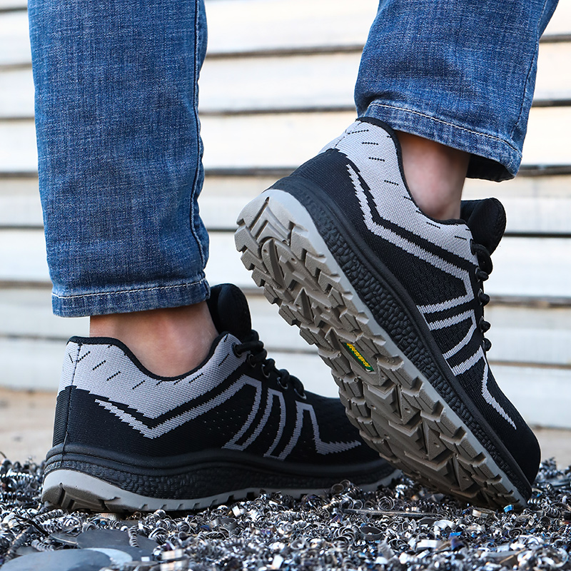 Wear Resistant Working Protective Shoes Breathable Industrial Safety Shoes