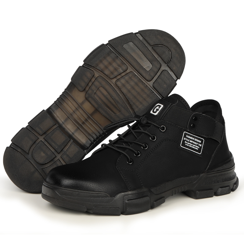 Factory and Construction Site Suitable Protective Work Shoes With Steel Toe