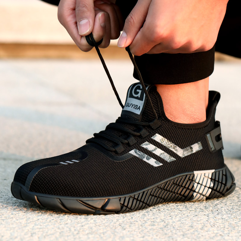 Hot Selling Working Sneakers Casual Safety Shoes With Steel Toe Construction Workers