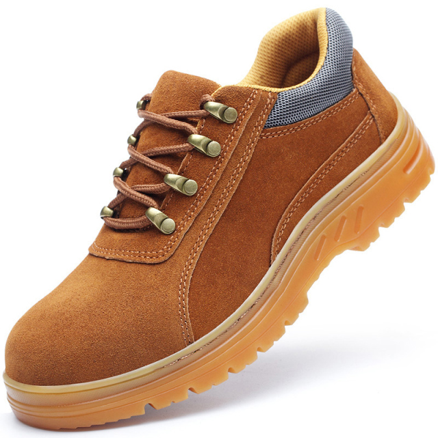 Security puncture-proof water-proof anti-slip construction industrial safety shoes with steel toes high temperature resistant