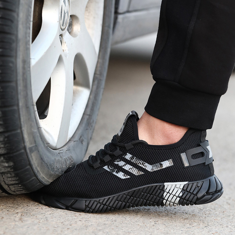 GUYISA hot selling working sports gray safety shoes with steel toe construction workers