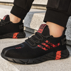 GUYISA brand high quality soft breathable steel toe cap safety shoes sneakers for men