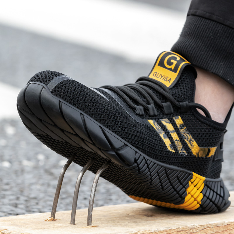 Hot Selling Breathable Summer Comfortable Men Women Steel Toe Safety Shoes