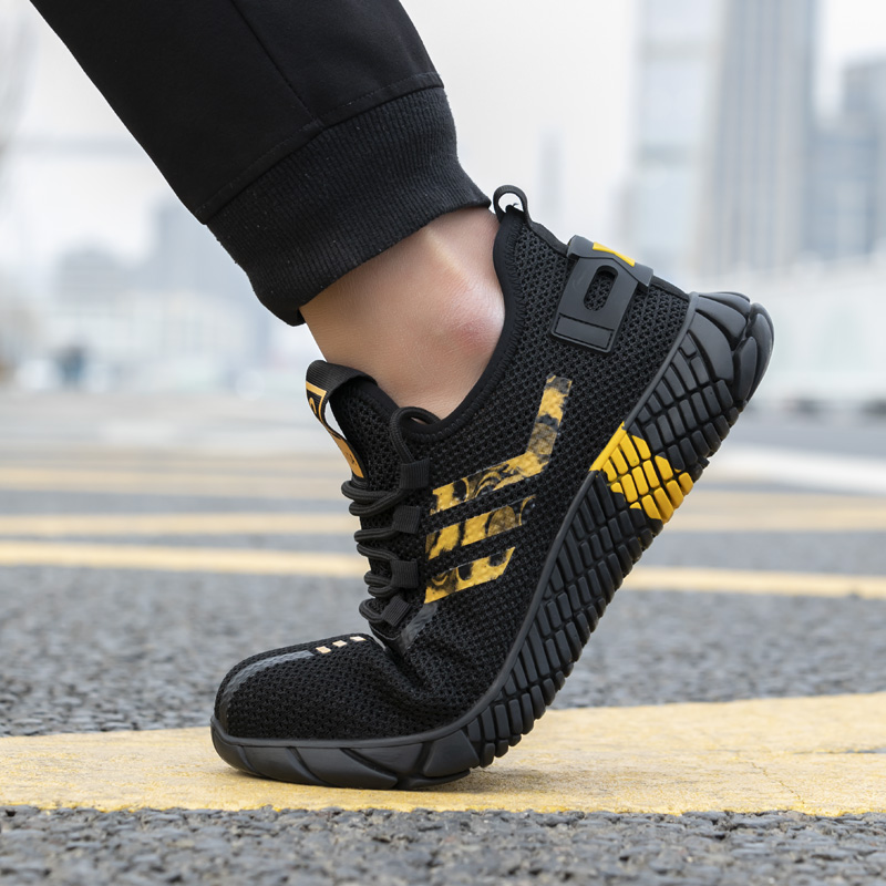Hot Selling Breathable Summer Comfortable Men Women Steel Toe Safety Shoes