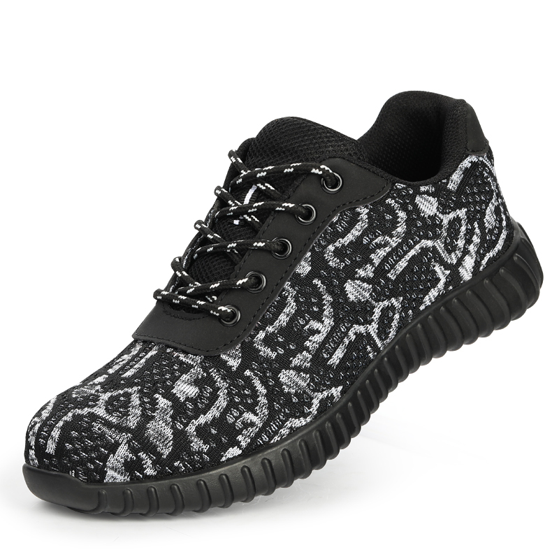 GUYISA Factory Promotion breathable lightweight slip-free rubber sole safety shoes