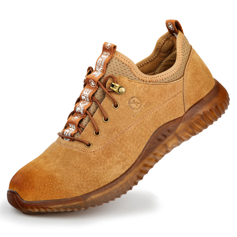 GUYISA High Quality Steel toe safety work shoes with anti-cracking and puncture prevention