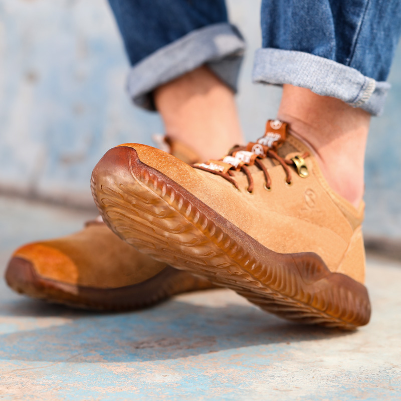 High Quality Anti-Cracking And Puncture Prevention Steel Toe Safety Work Shoes