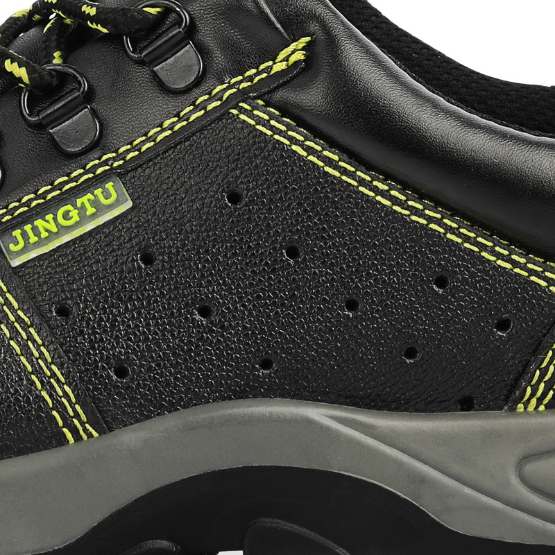 cheap price industrial leather summer work safety shoes for men