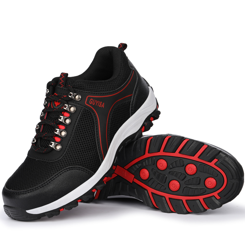 Wear Resistant Breathable Mens Womens Industrial Steel Toe Safety Work Shoes