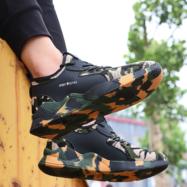 GUYISA Sales promotion can be customized steel toe rubber sole safety shoes