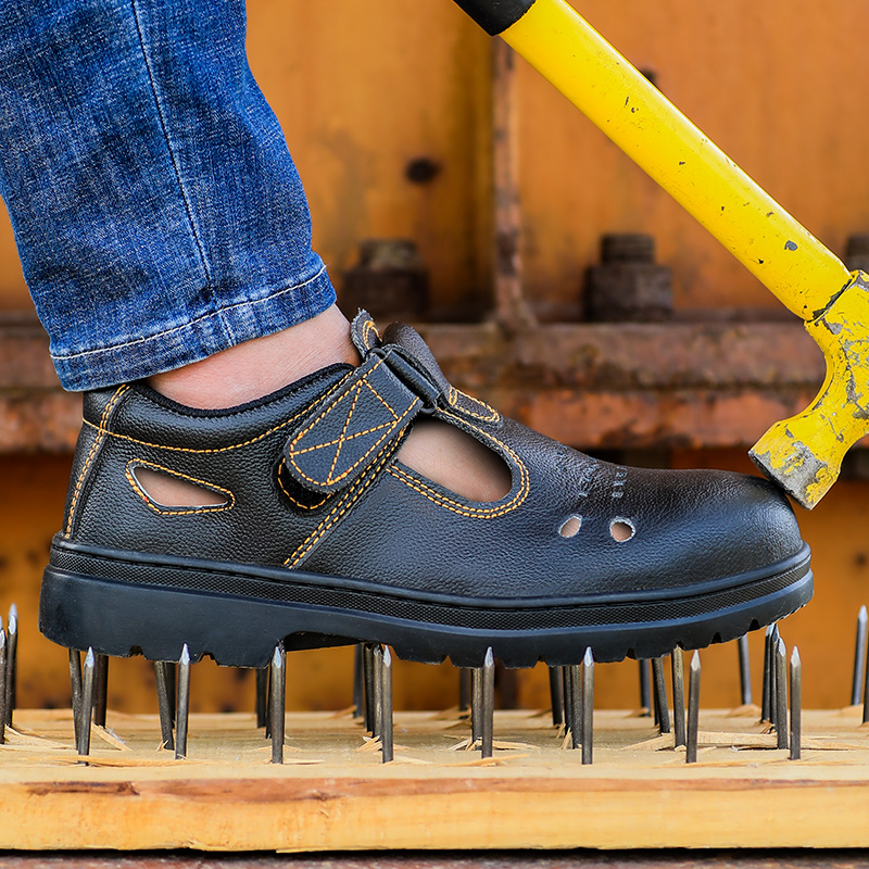 GUYISA Hot-selling high-quality Steel Toe puncture-proof safety shoes summer breathable safety work shoes