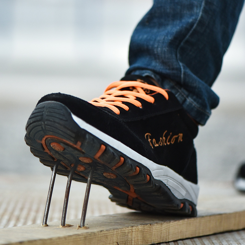 High Quality Stylish Waterproof Men's Women's Casual Work Shoes Industial Steel Toe Safety Shoes