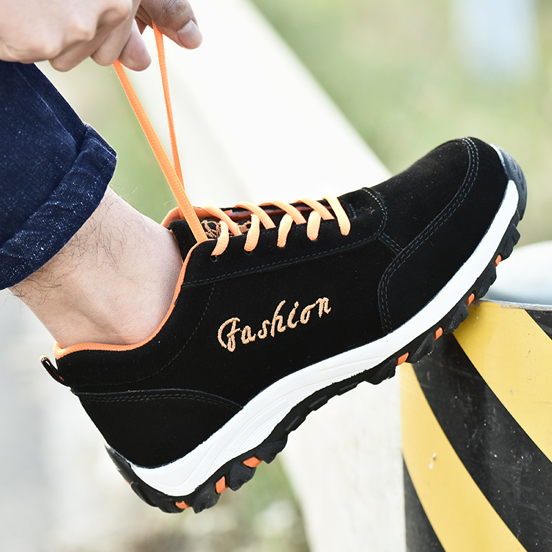 High Quality Stylish Waterproof Men's Women's Casual Work Shoes Industial Steel Toe Safety Shoes