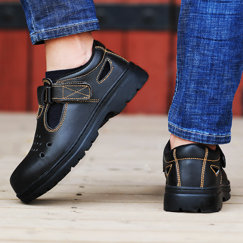GUYISA Hot-selling high-quality Steel Toe puncture-proof safety shoes summer breathable safety work shoes