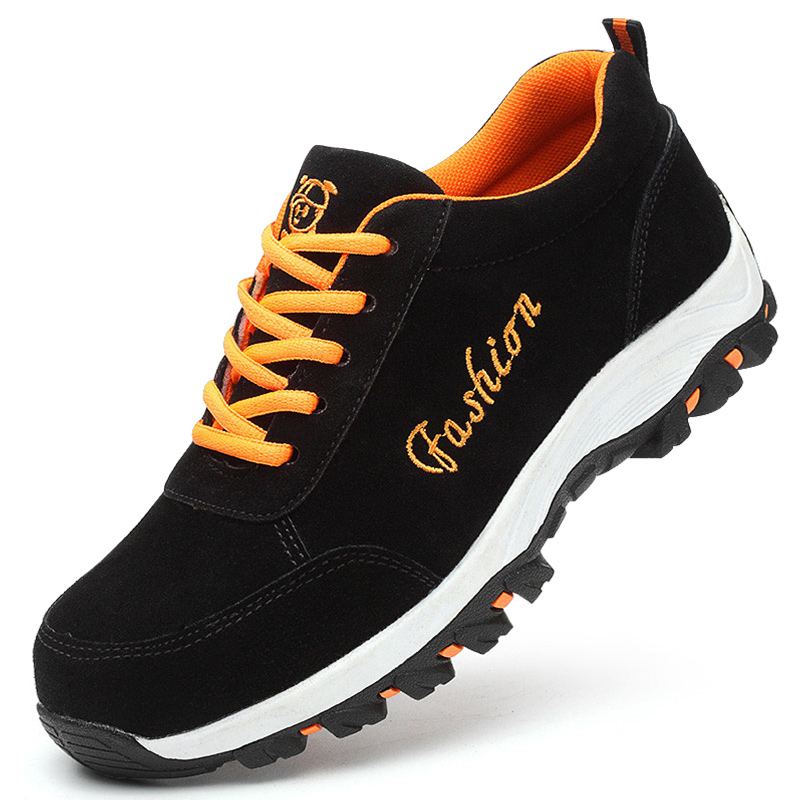 High Quality Stylish Waterproof Men's Women's Casual Work Shoes Industial Steel Toe Safety Shoes